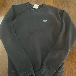 adidas Black Crewneck Sweatshirt
